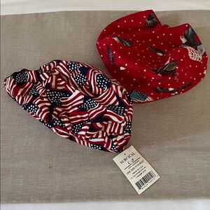 2 Surgical Caps one with Sweatband NWT Second hat is a freebie thank you EUC